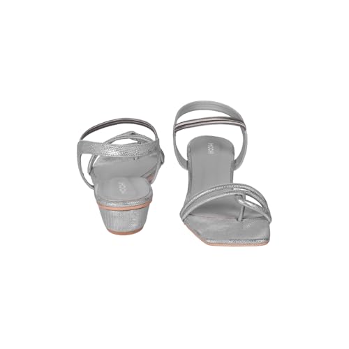 Image of Mochi Women Synthetic Leather Block Heel Fashion Sandal