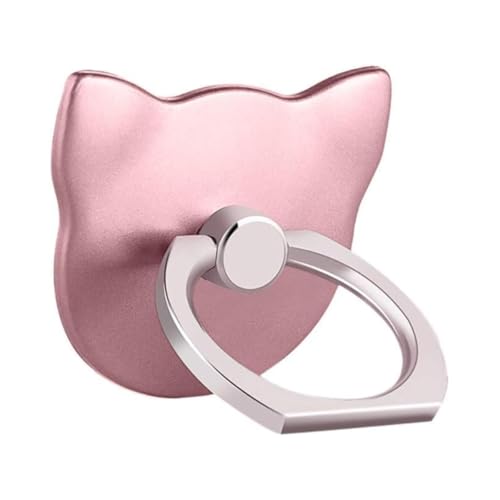 MuStone Soporte para Anillo de Dedo para teléfono Celular, Soporte Universal para teléfono, Soporte de Montaje para iPhone XS X 8 7 6 6S 5 5C 5S, Samsung Galaxy S9 S8 S7Edge S7 S6 Nota 8 5 (Oro Rosa)