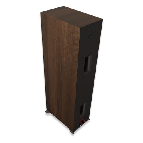 Image of Klipsch Reference Premiere RP-8000F II 2.0 Dual Floorstanding Speaker Pair with Larger 90 x 90 Hybrid Tractrix Horn, 8 inch Cerametallic Woofers for Premium Home Theater Sound in Walnut