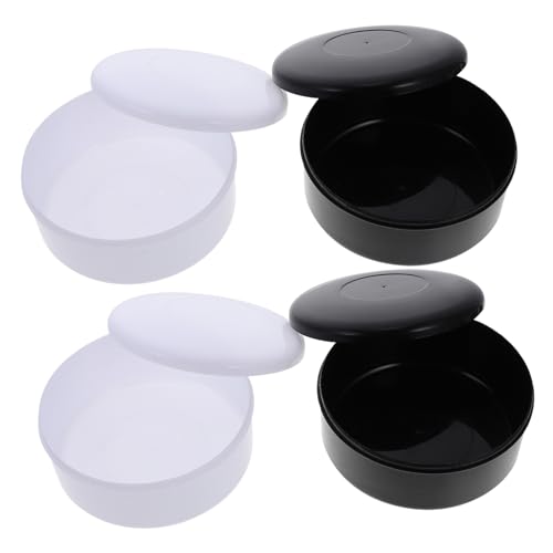 NAMOARLY Go Chess Game Supply Chess Jar Plastic Pieces Box Storage Container for Board Games