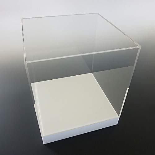 Amazon | とうめい館 カバー乗せタイプ台座 白 35mm UVカット透明