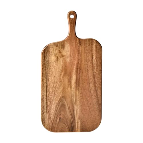 Tabla de cortar madera con mango, pequeña, para charcutería, tabla decorativa para cocina miniatura 6
