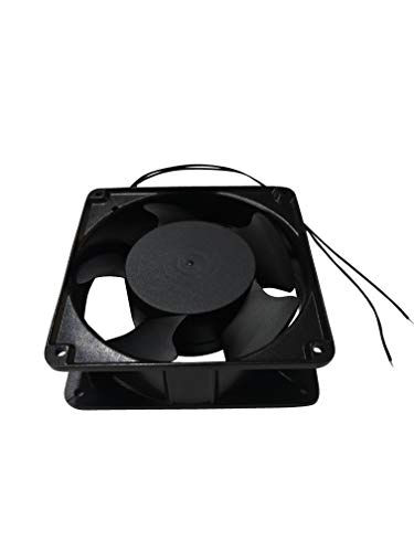 STONE-PRO Exhaust Brushless Fan 4-Inch Square 220V Ac Metal Body Or Blade Fan Cooling Fan, Black - Image 4