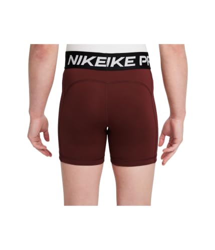 Image of Nike, Girls, Pro Shorts (Little Kid /Big Kid), Mystic Dates /White, Large, Big Kid
