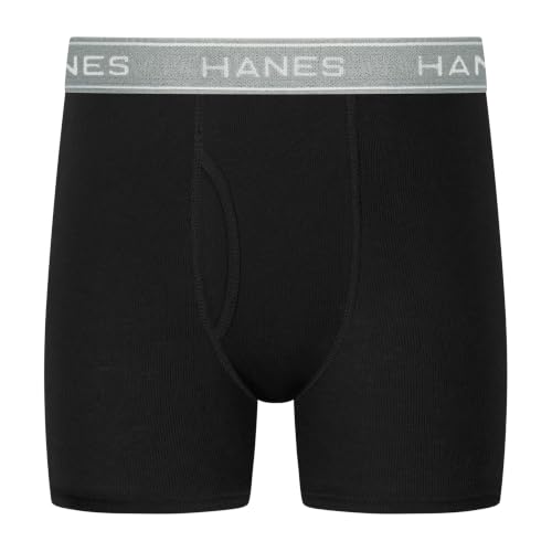 Image of Hanes Boys' Underwear Boxer Briefs Or Briefs Pack, 8 Or 12 Pack, Cotton Stretch Underwear for Boys & Toddler Boys