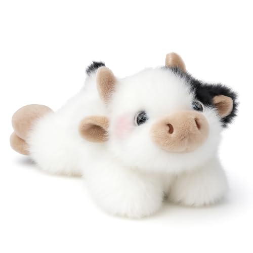 Mushymallow Adorable Cow Stuffed Animal Soft Plush Cow Plush Toy Cute Birthday Gifts for Kids Adults