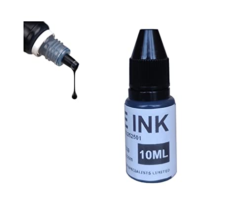Tinta textil impermeable para ropa, tinta especial para estudiantes, sello de nombre para niños, impresión en ropa, lavado, no se decolora (Negro,2 bottiglie)