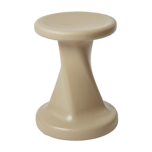 Image of ECR4Kids Twist Active Wobble Stool, 18in Seat Height, Classroom Furniture, Sand
