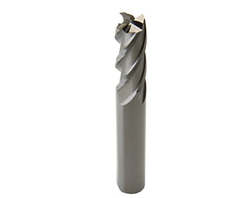Image of HSS Square Nose End Mill CNC Router Bits Metal Cutting Flat Cutter Slotting Profiling for Aluminum Copper Brass Bronze (Multi-Pack, 4+6+8+10+12+14+16mm 4Flute HSS)