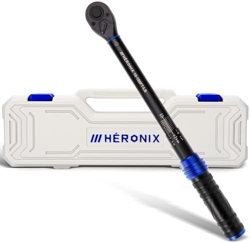 1/2 Inch Drive Click Torque Wrench, 10–180 Ft.Lb/13.6–244.0 Nm ±3...