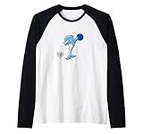 Drôle de bowling Dabbing Dolphin Joueur Bowler Dab Manche Raglan