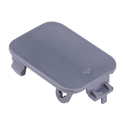 BONKZEBU Tapa de la Cubierta del Gancho de Remolque del Parachoques Delantero Reemplazo Confiable para E60 E61 Serie 5 para Entusiastas del Automóvil Negro/gris