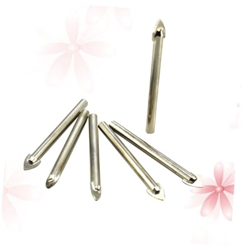 jojofuny 6pcs Tile Hole Opener Set Carbide Tip Glass Drill Bit Set for Masonry Drilling Ceramic Tile Mirror