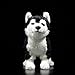 Peluches 25cm Perro Husky Siberiano Ojos De Peluche Ojos Realistas Malamute De Alaska Juguetes De Peluche