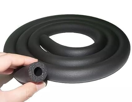 1/4 ID X 1/2 THK Pipe Insulation Foam Tubing, Air Conditioner Heat Insulation Tube, Polyethylene Foam Tube Closed Cell Retardant (Size : 6 mm ID X 13 mm THK) Set of 1