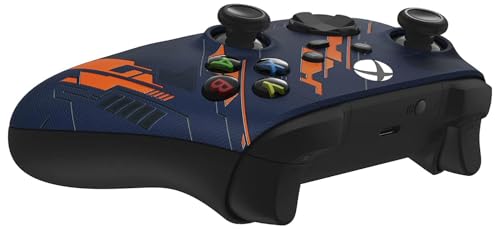 Image of Wireless Controller for Microsoft Xbox Series X /S & Xbox One - Custom Soft Touch Feel - Custom Series X /S Controller (X /S Orange Armor)