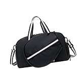 ERRORY Pickleballs - Bolsa grande para gimnasio deportivo con compartimento para zapatos, bolsas de palas de pepinillo para mujeres y hombres, regalo deportivo, lona grande para gimnasio