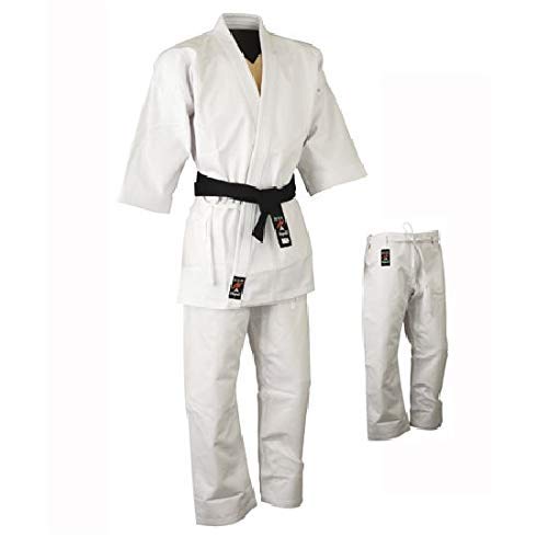 Deluxe Karate Bianco Heavyweight 14oz Uniforme - Nuovo