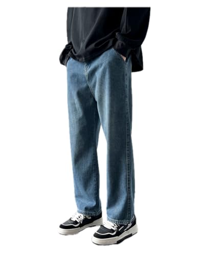 Jeans Pants Trousers Denim Simple Loose and Comfortable for Men Women Washed Retro Urban Daily Commuting Casual
