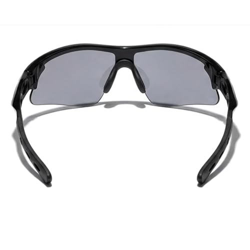 Image of Black Jones Sports Sunglasses for men and women Cycling Mountain Travelling Cricket Trekking Baseball Fishing Cycling Running Golf Motorcycle Tac Glasses UV400
