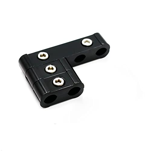 Separatori Per Cavi Candele Tbest 12 Pezzi - Divisori In Lega Di Alluminio Per Motori, Adatti A Cavi 8/9/10 Mm, Colore Nero