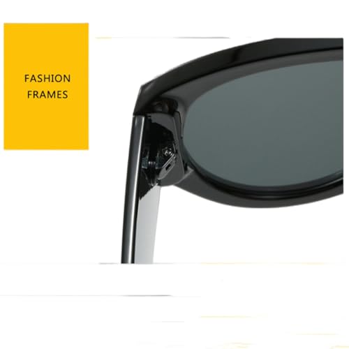 Lunettes de soleil rétro femmes vert léopard à verres dégradés - 3