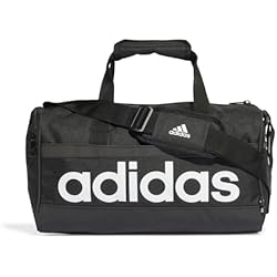adidas Linear DUF XS Bolsa de Deporte, Adultos Unisex, ROSBRU/Negro/Blanco (Multicolor), Talla Única 4 Adidas HT4744 Linear DUF XS Bolsa de Gimnasio, Unisex, Negro/Blanco, NS