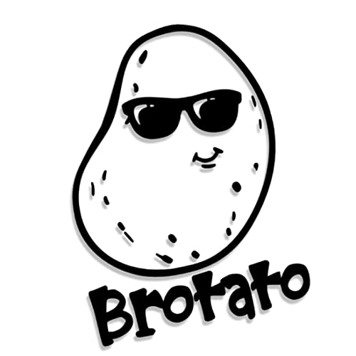 Decus Shop Brotato Kartoffel Bruder 2734 // Sticker Aufkleber vers. Größe Farbe