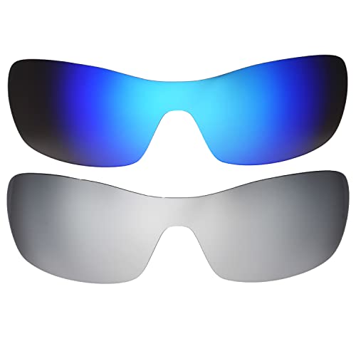 Verres pour Radar Edge bleu titane idéals pour le cyclisme et le trail