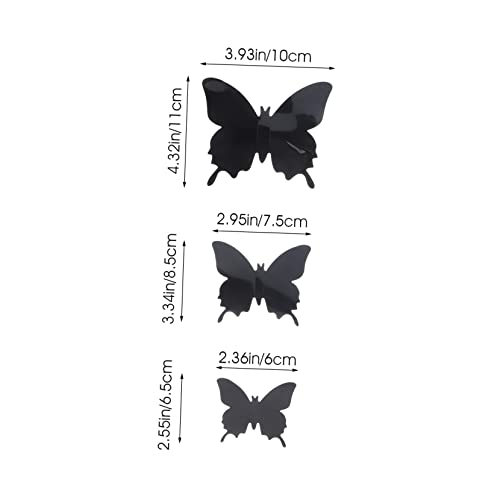 Cabilock 12pcs Stickers Mariposa para Pared Decorativas miniatura 3
