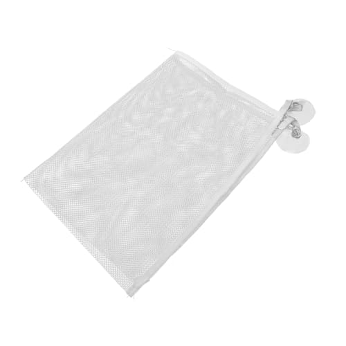 Alipis Bath Toy Storage Mesh Bag with Strong Cup Convenient Hanging Organizer for Bathtub Toys and Essentials Safe Versatile Use Bathroom Bedroom Kitchen