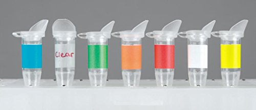 Image of TTSY-1000 Tough-Tags Label, Use with 0.5ml Tube, 0.50 inch Width x 0.94 inch Length, Yellow (Roll of 1000)