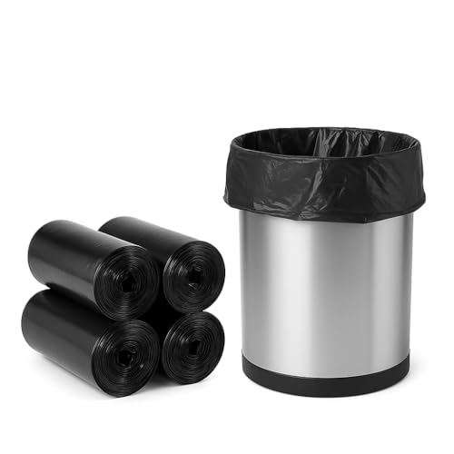 Image of Kmils Garbage Bags for Dustbin Medium Size - Leak-Proof, Tear-Resistant, Disposable Trash Bags for Home, Kitchen, Office | 19 x 21 Inches (30 Bags x 4 Rolls)