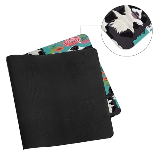 Alfombrilla de escritorio grande de goma estilo Border Collie miniatura 7