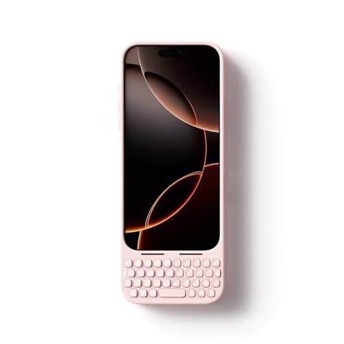 Akko MetaKey Keyboard for iPhone 17 Pro Max Maximize Screen Space Keyboard Case for Accurate Typing Pink