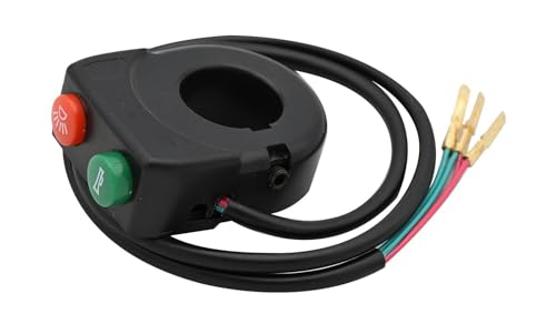 Interruptor de botón para bocina y faros de manillar en moto y ATV Yamaha 2