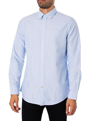 Chemise ajustée Oxtown Barbour homme sky anti-plis confort coton respirant
