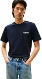 Tommy Hilfiger Brand Love Small Hilfiger tee Mw0mw41456 Camiseta S/S, Azul (Desert Sky), L Hombre, Azul (Desert Sky), L