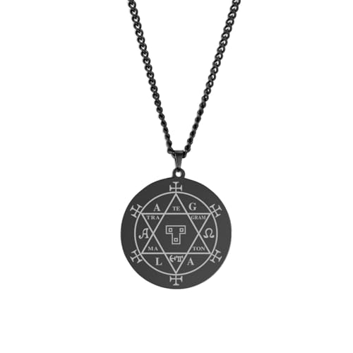 Pendentifs talismans d'alchimie Salomon contre les énergies négatives amulette Goetia