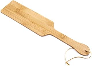 EXCEART Bamboo Paddle Unfinished Wood Paddles Sorority Fraternity Paddle Wood Board with Airflow Holes for Arts Crafts Paint and Stain Home Decor
