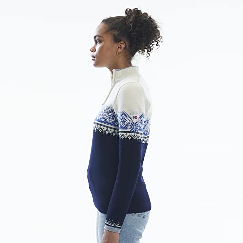 Image of Dale of Norway Moritz Women's Sweater - 100% Merino Wool Sweater for Women - Women's Pullover Sweaters - Ladies Sweater
