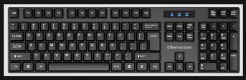 E-Z Keyboard English-alphabetical order