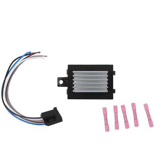 Image of HVAC Fan Blower Motor Resistor with Connector Wire Harness Compatible with 2010-2012 Ford Fusion Lincoln MKZ 2006 2010-2011 Mercury Milan Replace #:8E5Z19E624A 8E5Z19E624A