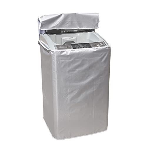 Housse pour Machine à Laver, Housse Imperméable pour Machine à Laver Ou Sèche-Linge, Écran Solaire Et Anti-poussière, Ouverture Dessus, avec Fermeture...