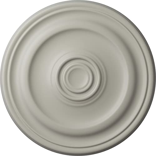15 7/8"OD x 1 1/2"P Kepler Traditional Ceiling Medallion (for Canopies up to 3 3/4"), Hand-Painted Pot of Cream