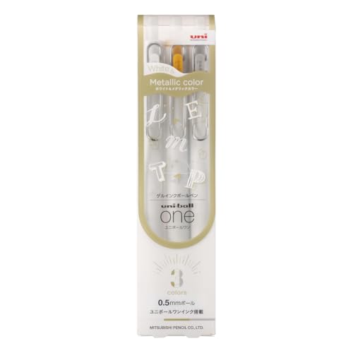 Bolígrafo gel Uni-Ball One 0.5 Mitsubishi 3 colores