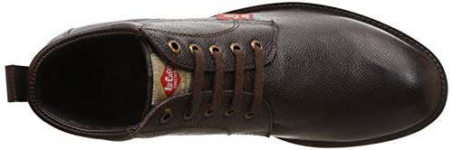 Image of Lee Cooper Men Brown Leather Boots-8 UK /India (42 EU) (LC9519BBROWN42)