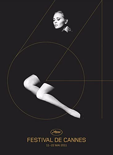 Affiche Festival de Cannes 2011 originale grand format cinéma 120x160 cm pliée