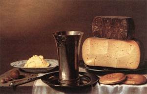 Peinture à l'huile Still Life Van Schooten tableau déco nature morte 30 x 36 pouces