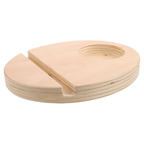 Support en bois pour planche d'équilibre idéal au bureau et salon